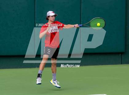 Thumbnail 1 in Plano West vs Houston Memorial (UIL 6A Team Tennis Semifinal) photogallery.