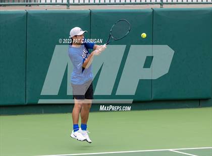 Thumbnail 3 in Plano West vs Houston Memorial (UIL 6A Team Tennis Semifinal) photogallery.