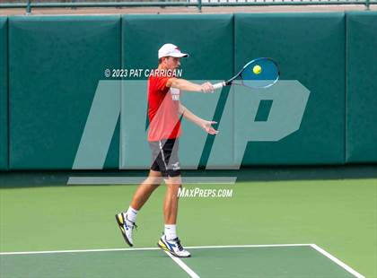 Thumbnail 1 in Plano West vs Houston Memorial (UIL 6A Team Tennis Semifinal) photogallery.