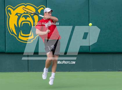 Thumbnail 1 in Plano West vs Houston Memorial (UIL 6A Team Tennis Semifinal) photogallery.