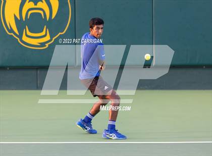 Thumbnail 1 in Plano West vs Houston Memorial (UIL 6A Team Tennis Semifinal) photogallery.