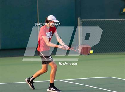 Thumbnail 2 in Plano West vs Houston Memorial (UIL 6A Team Tennis Semifinal) photogallery.