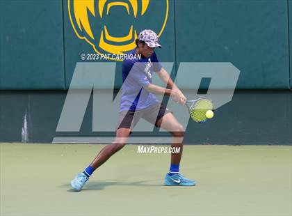 Thumbnail 1 in Plano West vs Houston Memorial (UIL 6A Team Tennis Semifinal) photogallery.