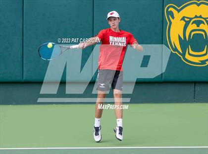 Thumbnail 2 in Plano West vs Houston Memorial (UIL 6A Team Tennis Semifinal) photogallery.