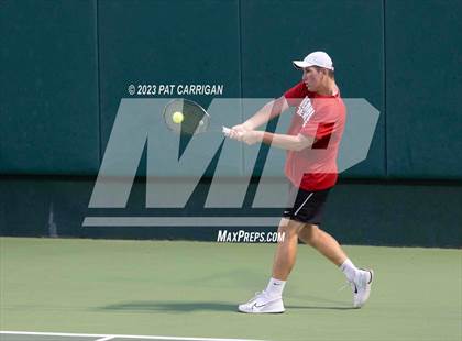 Thumbnail 1 in Plano West vs Houston Memorial (UIL 6A Team Tennis Semifinal) photogallery.