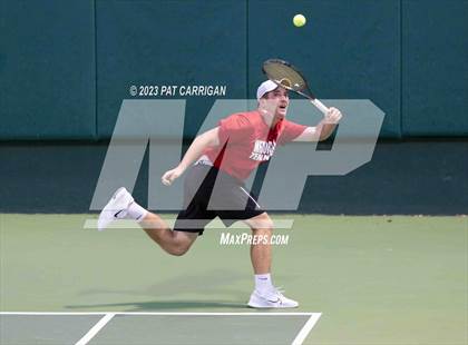 Thumbnail 2 in Plano West vs Houston Memorial (UIL 6A Team Tennis Semifinal) photogallery.