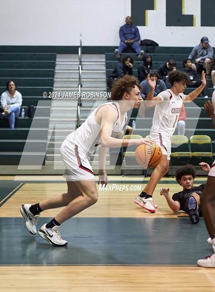 Thumbnail 3 in Creekside vs Trinity Catholic (Battle For the Island) photogallery.
