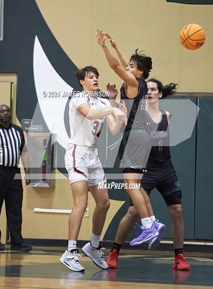 Thumbnail 2 in Creekside vs Trinity Catholic (Battle For the Island) photogallery.