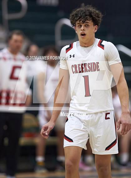 Thumbnail 2 in Creekside vs Trinity Catholic (Battle For the Island) photogallery.