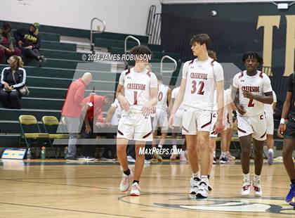 Thumbnail 1 in Creekside vs Trinity Catholic (Battle For the Island) photogallery.