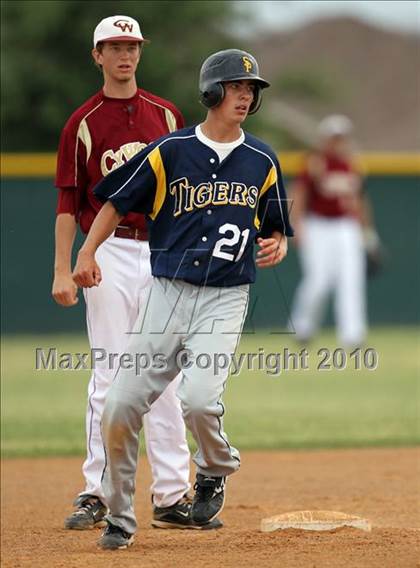 Thumbnail 2 in Stony Point vs Cypress Woods (Teaxs 5A Region II Playoffs) photogallery.