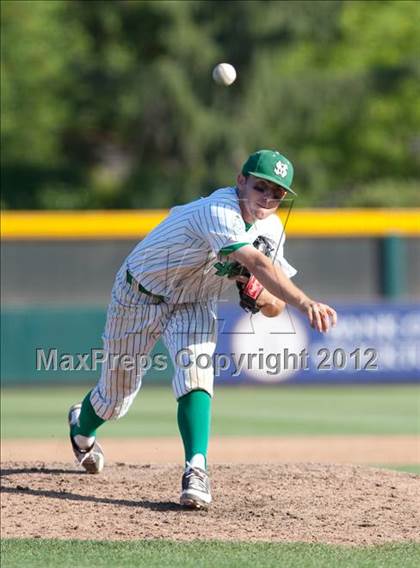 Thumbnail 3 in St. Mary's vs. Buhach Colony (CIF SJS D1 South Final) photogallery.