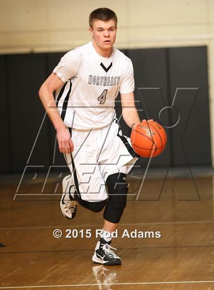 Thumbnail 3 in Lincoln Northeast vs. Lincoln (Heartland Athletic Conference Championship Game) photogallery.
