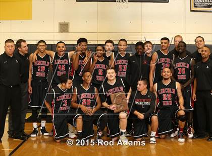 Thumbnail 1 in Lincoln Northeast vs. Lincoln (Heartland Athletic Conference Championship Game) photogallery.