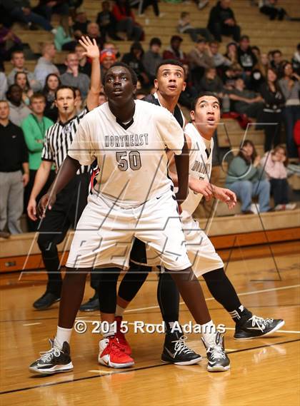 Thumbnail 3 in Lincoln Northeast vs. Lincoln (Heartland Athletic Conference Championship Game) photogallery.