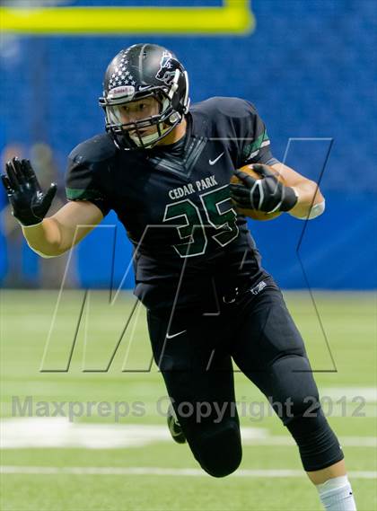 Thumbnail 2 in Brennan vs. Cedar Park (UIL 4A Division 2 Quarterfinal Playoff) photogallery.