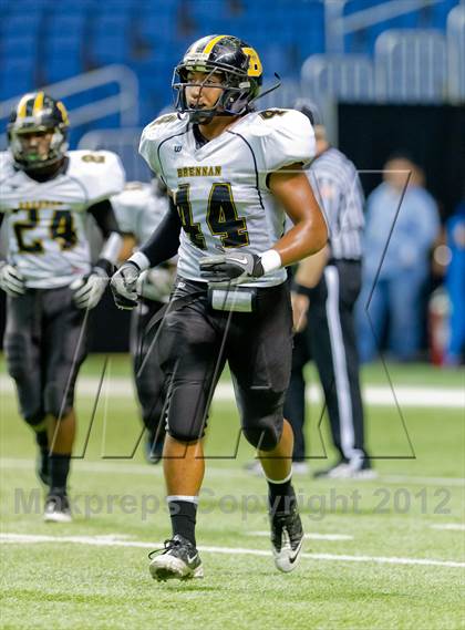 Thumbnail 3 in Brennan vs. Cedar Park (UIL 4A Division 2 Quarterfinal Playoff) photogallery.
