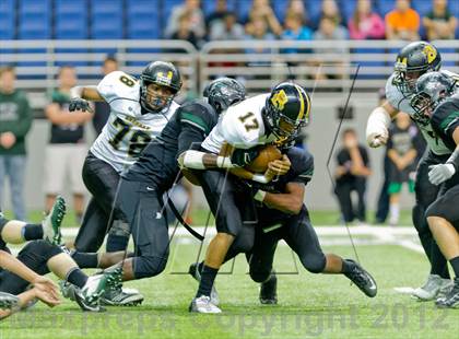 Thumbnail 1 in Brennan vs. Cedar Park (UIL 4A Division 2 Quarterfinal Playoff) photogallery.