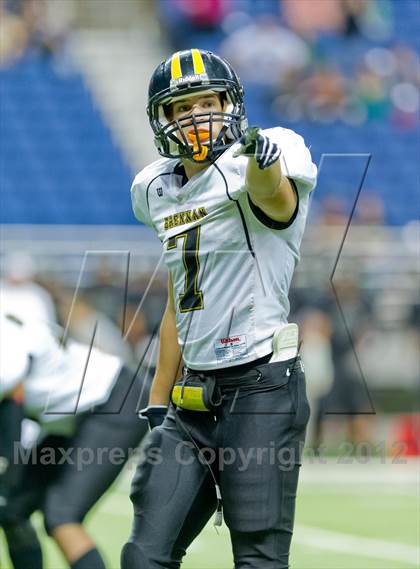 Thumbnail 1 in Brennan vs. Cedar Park (UIL 4A Division 2 Quarterfinal Playoff) photogallery.