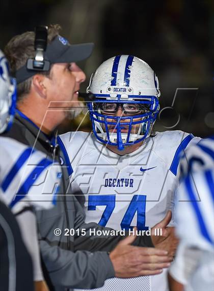 Thumbnail 3 in Decatur vs. Stephenville (UIL 4A Bi-District Playoff) photogallery.