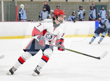 Thumbnail 2 in North Penn @  Holy Ghost Prep (Scrimmage) photogallery.