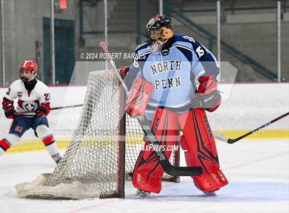 Thumbnail 3 in North Penn @  Holy Ghost Prep (Scrimmage) photogallery.