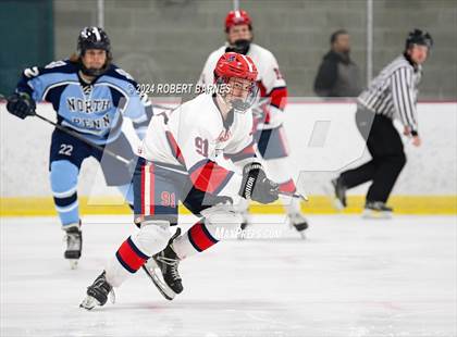 Thumbnail 2 in North Penn @  Holy Ghost Prep (Scrimmage) photogallery.