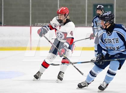 Thumbnail 3 in North Penn @  Holy Ghost Prep (Scrimmage) photogallery.