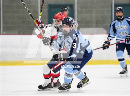 Thumbnail 2 in North Penn @  Holy Ghost Prep (Scrimmage) photogallery.