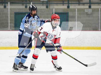 Thumbnail 1 in North Penn @  Holy Ghost Prep (Scrimmage) photogallery.
