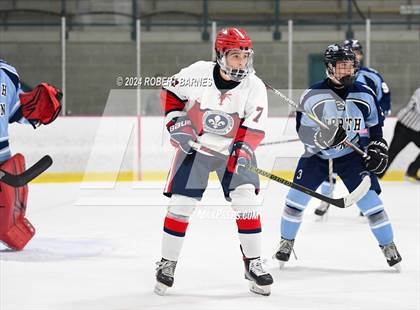 Thumbnail 3 in North Penn @  Holy Ghost Prep (Scrimmage) photogallery.