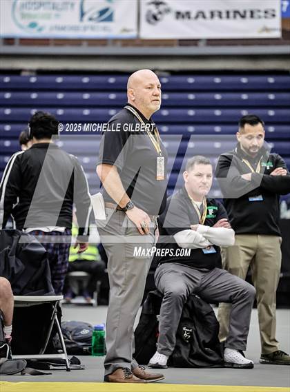 Thumbnail 2 in NYSPHSAA Wrestling Dual Finals D1 (Minisink Valley vs Farmingdale) photogallery.