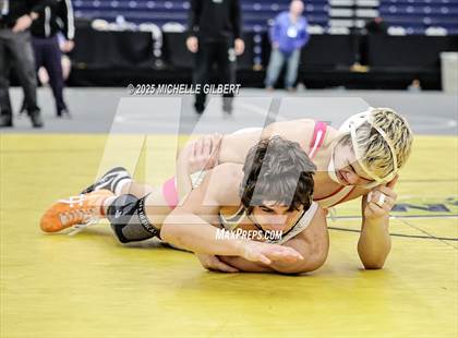 Thumbnail 3 in NYSPHSAA Wrestling Dual Finals D1 (Minisink Valley vs Farmingdale) photogallery.