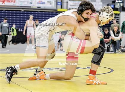 Thumbnail 3 in NYSPHSAA Wrestling Dual Finals D1 (Minisink Valley vs Farmingdale) photogallery.