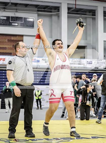 Thumbnail 1 in NYSPHSAA Wrestling Dual Finals D1 (Minisink Valley vs Farmingdale) photogallery.