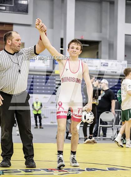 Thumbnail 1 in NYSPHSAA Wrestling Dual Finals D1 (Minisink Valley vs Farmingdale) photogallery.