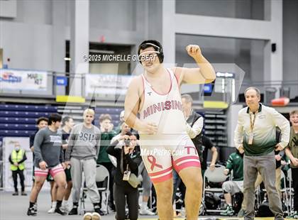 Thumbnail 3 in NYSPHSAA Wrestling Dual Finals D1 (Minisink Valley vs Farmingdale) photogallery.