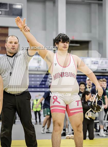 Thumbnail 1 in NYSPHSAA Wrestling Dual Finals D1 (Minisink Valley vs Farmingdale) photogallery.