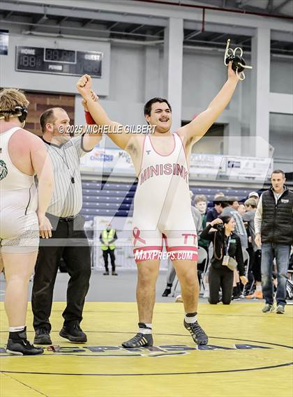 Thumbnail 1 in NYSPHSAA Wrestling Dual Finals D1 (Minisink Valley vs Farmingdale) photogallery.