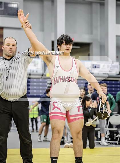 Thumbnail 2 in NYSPHSAA Wrestling Dual Finals D1 (Minisink Valley vs Farmingdale) photogallery.