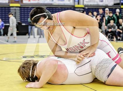 Thumbnail 3 in NYSPHSAA Wrestling Dual Finals D1 (Minisink Valley vs Farmingdale) photogallery.