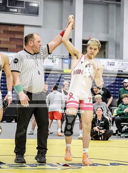 Thumbnail 2 in NYSPHSAA Wrestling Dual Finals D1 (Minisink Valley vs Farmingdale) photogallery.