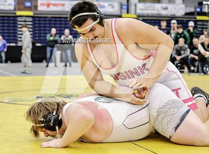 Thumbnail 3 in NYSPHSAA Wrestling Dual Finals D1 (Minisink Valley vs Farmingdale) photogallery.