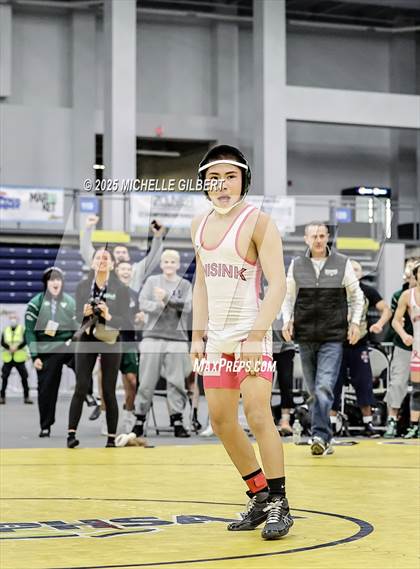 Thumbnail 2 in NYSPHSAA Wrestling Dual Finals D1 (Minisink Valley vs Farmingdale) photogallery.