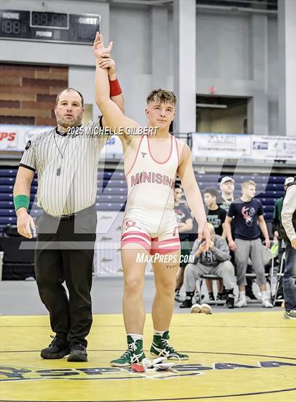Thumbnail 3 in NYSPHSAA Wrestling Dual Finals D1 (Minisink Valley vs Farmingdale) photogallery.