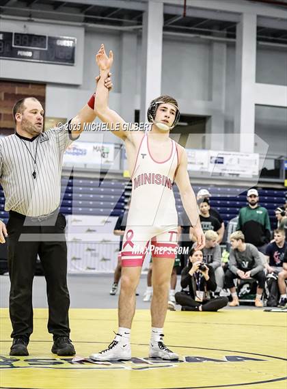 Thumbnail 2 in NYSPHSAA Wrestling Dual Finals D1 (Minisink Valley vs Farmingdale) photogallery.