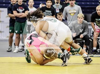 Thumbnail 1 in NYSPHSAA Wrestling Dual Finals D1 (Minisink Valley vs Farmingdale) photogallery.