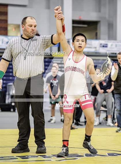 Thumbnail 3 in NYSPHSAA Wrestling Dual Finals D1 (Minisink Valley vs Farmingdale) photogallery.