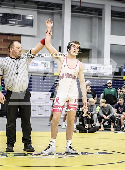 Thumbnail 3 in NYSPHSAA Wrestling Dual Finals D1 (Minisink Valley vs Farmingdale) photogallery.