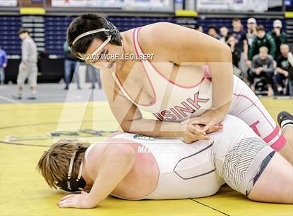 Thumbnail 2 in NYSPHSAA Wrestling Dual Finals D1 (Minisink Valley vs Farmingdale) photogallery.